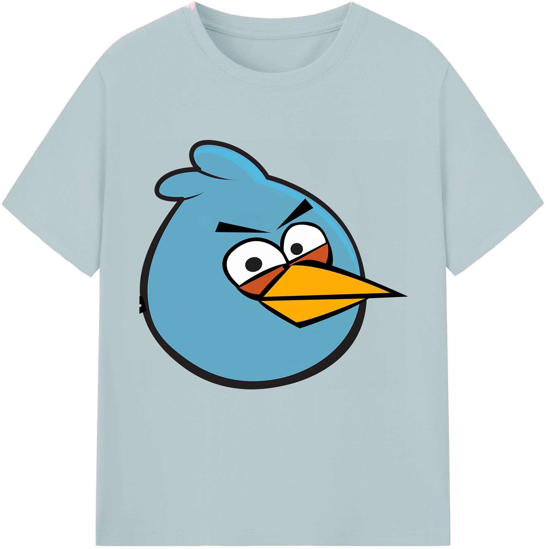 （画像用） Angry Birds アングリーバード 綿100％半袖Tシャツ（フロントプリント）